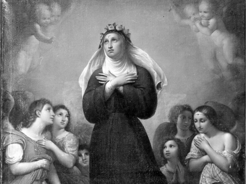 1807-Alessandro Capalti - Gloria di Santa Rita -  Chiesa di S Maria della Sughera